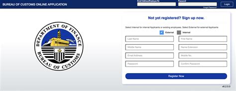 boc client portal|Bureau of Customs .